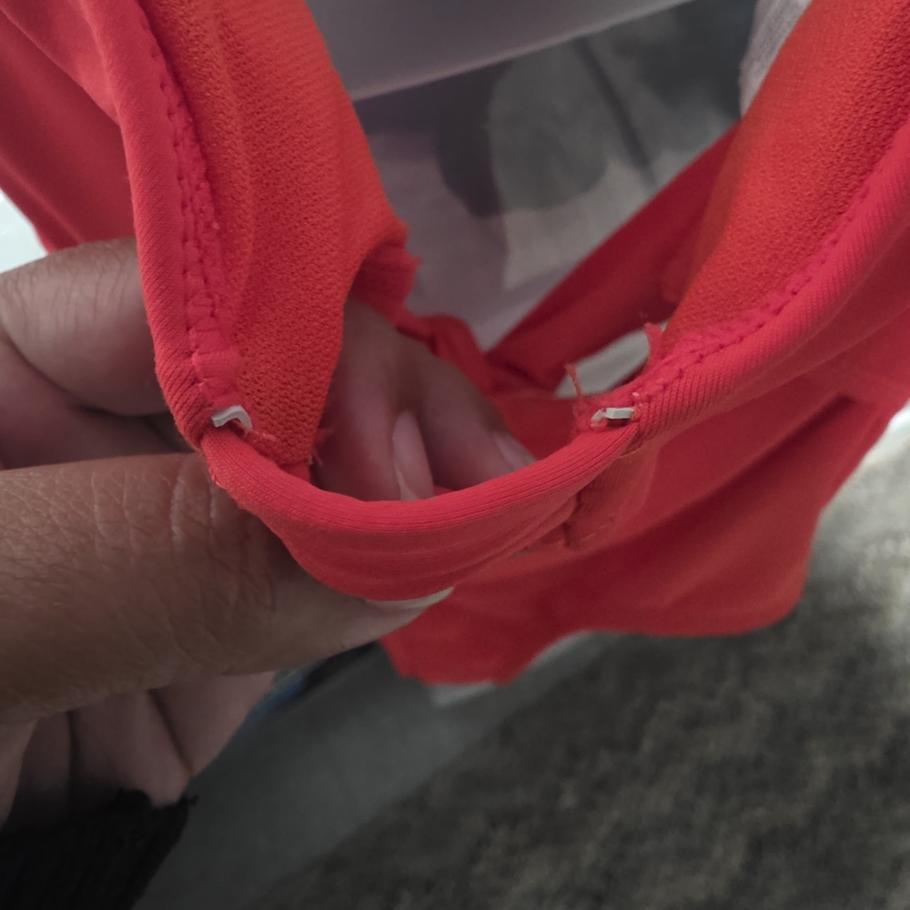 Hobie Bright Orange Strappy Cutout One-Piece Swimsuit - Picture 5 of 5